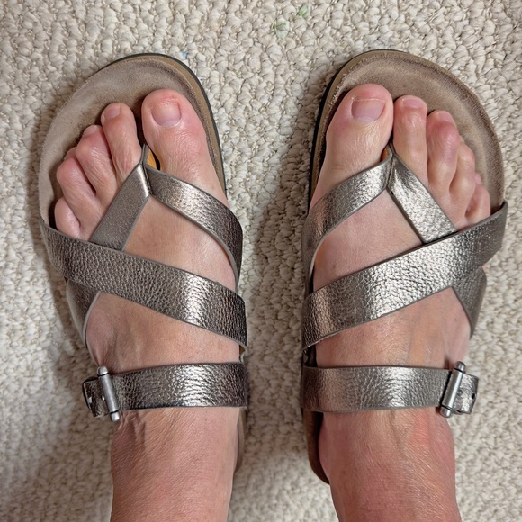 Sofft Slide Thong Sandals Pewter Women's 9.5M - Picture 10 of 12
